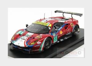 【送料無料】模型車　スポーツカー　フェラーリ＃クラスルマンferrari 488 gte 39l v8 51 lmgte pro class le mans 2017 looksmart 143 lslm066｜hokushin 21,735円