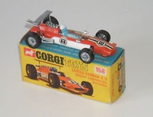 【送料無料】模型車　スポーツカー　コーギーロータスクライマックスオリジナルcorgi 158 lotus climax formula one complete with original box excellent example