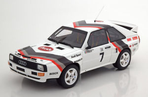 【送料無料】模型車 スポーツカー オットーアウディスポーツクワトロ#パイクスピークムートン118 otto audi sport quattro 7, pikes peak mouton 1984|hokushin