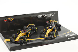 【送料無料】模型車　スポーツカー　パーマー＃ルノーメートルn hulkenberg 27 amp; j palmer 30 2car set renault rs17 formula 1 2017 143 m