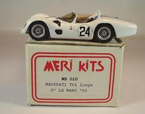 【送料無料】模型車 スポーツカー マセラティマセラティルマン#キットmeri kits 143 no 10 maserati t 61 le mans 61 ovp 042|hokushin
