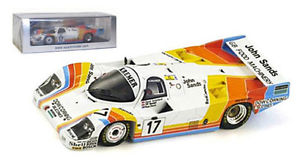 【送料無料】模型車　スポーツカー　スパークポルシェ＃ルマンサザーランドフランススケールspark s3409 porsche 956 17 le mans 1984 needellsutherlandfrench 143 scale