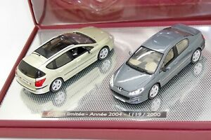 【送料無料】模型車　スポーツカー　セリエプジョーnorev 143 boxed serie limited peugeot 407 amp; 407 sw