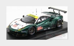 【送料無料】模型車　スポーツカー　フェラーリターボクラスルマンferrari 488 gte 39l turbo v8 lmgte am class le mans 2017 looksmart 143 lslm 070