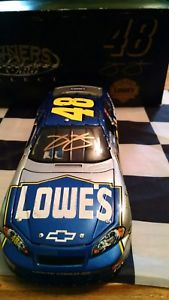 【送料無料】模型車　スポーツカー　2007ジミージョンソンサイン481242007 jimmie johnson gold autographed 48 owners club select 124