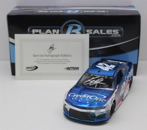 【送料無料】模型車　スポーツカー　カイルラーソン＃サインクレジットストライプkyle larson 42 2018 autographed credit one stripe liquid color 124 free ship