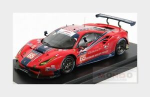 【送料無料】模型車 スポーツカー フェラーリターボクラスルマンferrari 488 gte 39l turbo v8 lmgte am class le mans 2017 looksmart 143 lslm 074|hokushin