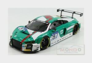 【送料無料】模型車　スポーツカー　アウディ＃ニュルブルクリンクデフィリッピミースパラゴンパーaudi r8 lms 29 winner nurburgring 2017 c de philippi mies paragon 118 par88110