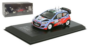 【送料無料】模型車　スポーツカー　ixoヒュンダイi20 wrcサルデニャ2015ヘードンpaddon 143ixo hyundai i20 wrc sardegna 2015 hayden paddon 143 scale