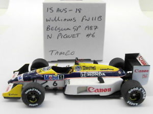 【送料無料】模型車　スポーツカー　スケールキットウィリアムズベルギーピケtameo 143 scale built kit 15aug18 williams fw11b belgium gp 1987 n piquet
