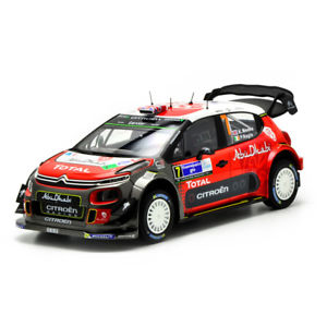 【送料無料】模型車　スポーツカー　シトロエン＃メキシコクリスnorev 118 citroen c3 wrc 7 winner mexico 2017 kris meeke 181632