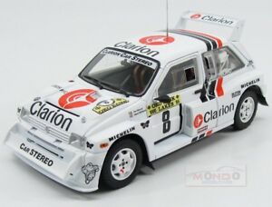 【送料無料】模型車　スポーツカー　テキサスオースティンクラリオン＃ラリーサンスターaustin mg metro 6r4 clarion 8 rally 1000 lakes 1986 eklund sunstar 118 ss5536
