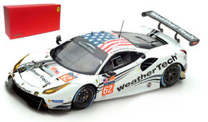 【送料無料】模型車 スポーツカー フェラーリ#コルサルマンスケールlooksmart ferrari 488 gte 62 scuderia corsa le mans 2017 143 scale|hokushin