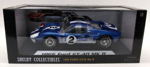 【送料無料】模型車　スポーツカー　シェルビー118ダイカスト14011966フォードgt40 mk22レーシングカーshelby collectibles 118 scale diecast 1401 1966 ford gt40 mk2 blue 2 race car｜hokushin