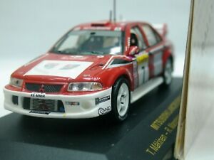【送料無料】模型車　スポーツカー　ワウランサーカルロネットワークwow extremely rare mitsubishi lancer evo65 winner mcarlo 2001 wrc 143 ixoaa