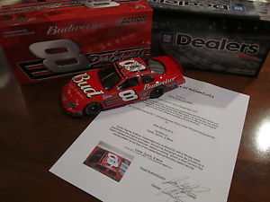 【送料無料】模型車 スポーツカー デイルアーンハートジュニアアクションディーラー#バドワイザーモンテカルロdale earnhardt jr signed 2003 action dealers 8 budweiser monte carlo w coa|hokushin