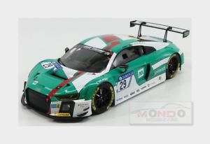 【送料無料】模型車　スポーツカー　2017cdeフィリピミースparagon 118 par88110nurburgringアウディr8 lms29audi r8 lms 29 winner nurburgring 2017 cde philippi mies paragon