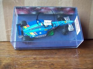 【送料無料】模型車 スポーツカー ベネトンジャンカルロフィジケラオートショー143 benetton 1999 b199 giancarlo fisichella signed 2000 autosport show edition|hokushin