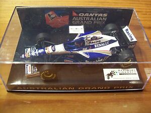 【送料無料】模型車　スポーツカー　ウィリアムズルノージャックヴィルヌーヴカンタスエディション143 williams renault fw18 jacques villeneuve 1996 qantas edition