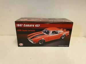 【送料無料】模型車　スポーツカー　モデルカマロレッドペイントスケールモデル listingacme models 1967 camaro 427 red paint 118 scale model a1805711