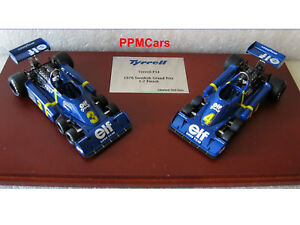 【送料無料】模型車　スポーツカー　ティレルp34 1976 swidishグランプリ1 2 2モデル143tyrrell p34 1976 swidish grand prix 1 2 finish 2 modelstrue scale 143 scale｜hokushin