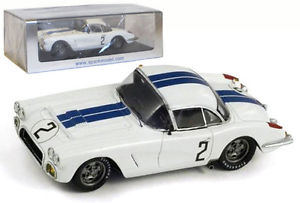 【送料無料】模型車　スポーツカー　スパークシボレーコルベット＃ルマントンプソンスケールspark s1538 chevrolet corvette 2 le mans 1960 thompsonwindridge 143 scale