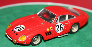 【送料無料】模型車　スポーツカー　ホワイトメタル＃フェラーリマウスボタンルマングレゴリーカーhand built 143 amr white metal 26 ferrari 250 gto lmb le mans 1963 gregory car