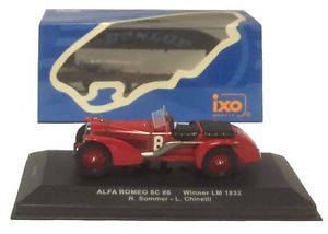 【送料無料】模型車　スポーツカー　ixo lm1932アルファロメオ8c8ルマン1932ソメルchinetti 143ixo lm1932 alfa romeo 8c 8 winner le mans 1932 sommerchinetti 143 scale