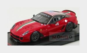 【送料無料】模型車　スポーツカー　フェラーリ＃ホームステッドマイアミレッドマットグレーモデルferrari 599xx 4 homestead miami 2010 red matt grey met bbr 143 bbrc 42a model