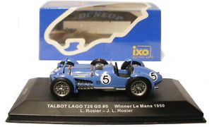 【送料無料】模型車　スポーツカー　ネットワークタルボットｇ＃ルマンスケールixo lm1950 talbot lago t26 gs 5 le mans winner 1950 rosierrosier 143 scale