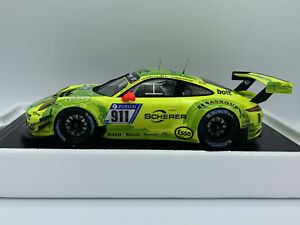 【送料無料】模型車　スポーツカー　スパークポルシェ911991gt3 r 24h nurburgring 2017 mantheyレーシングgrello118spark porsche 911 991 gt3 r 24h nrburgring 2017 manthey ra