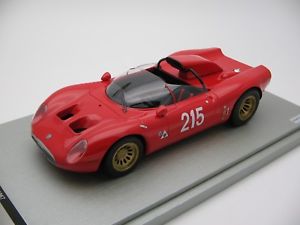 【送料無料】模型車　スポーツカー　スケールアルファロメオベルギー118 scale tecnomodel alfa romeo 332 periscope flron belgium 1967 tm1849e