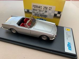 【送料無料】模型車　スポーツカー　bbrフェラーリ250 gtシリーズii1968シルバー143bbr ferrari 250 gt cabriolet series ii 1968 silver 143