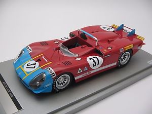 【送料無料】模型車　スポーツカー　118tecnomodelアルファロメオ33324h 1970tm1827cルマン118 scale tecnomodel alfa romeo 333 long tail le mans 24h 1970tm1827c
