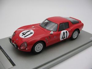 【送料無料】模型車　スポーツカー　スケールアルファロメオルマン＃118 scale tecnomodel alfa romeo tz2 le mans 24h 1965 car 41 tm1865b 38,987円