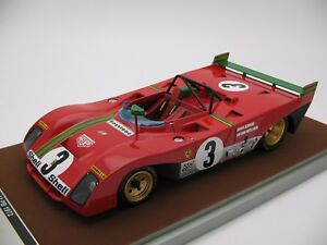 【送料無料】模型車　スポーツカー　スケールフェラーリスパキロ118 scale tecnomodel ferrari 312pb spa 1000km 1972 tm1862e｜hokushin