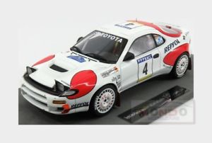 【送料無料】模型車　スポーツカー　トヨタcelica gt4st1854catalunia1992topmarques 118 top034gtoyota celica gt4 st185 4 winner rally catalunia 1992 topmarques 118