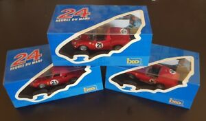 【送料無料】模型車　スポーツカー　ネットワークフェラーリ＃＃ルマンixo lm1961,1963, 1965 ferrari tr61 10, 21 le mans winner 1961,63,65