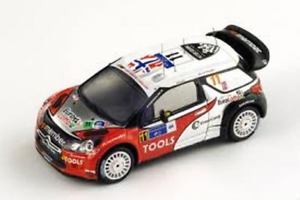 【送料無料】模型車　スポーツカー　シトロエン＃メキシコラリースパークモデルcitroen ds3 wrc 11 4th mexico rally 2011 143 spark s3304 model