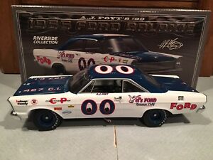 【送料無料】模型車　スポーツカー　レーシングフォイト＃フォードuniversity of racing 1965 aj foyt 00 mooneyes ford galaxie 124
