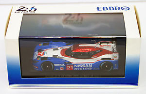 【送料無料】模型車　スポーツカー　ニスモルマンスケールebbro 45254 nissan gtr lm nismo 2015 le mans 24 hours 21 143 scale