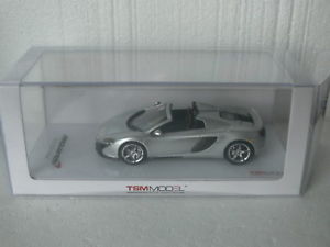 【送料無料】模型車　スポーツカー　truescaleミニチュアtsmマクラレン650sクモrhd2015143 rare tsm144365truescale miniatures tsm mclaren 650s spider rhd silver 2015 143 rare