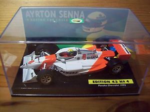 60 Off No Senna Ayrton 送料無料 模型車 スポーツカー アイルトンセナペンスシボレー143 04 1993 Chevrolet Penske ebusmo Tulson Ee