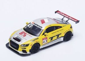 【送料無料】模型車 スポーツカー アウディカップアウディスポーツチームカップスパークaudi tt cup team audi sport 43 winner tt cup 2015 jan kisiel spark 143 s4885 m