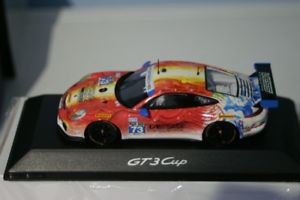 【送料無料】模型車　スポーツカー　スパークポルシェグアテマラカップエネルギーワックスspark porsche gt3 cup vess energy 143 resin wax20140001