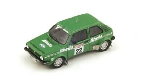 【送料無料】模型車　スポーツカー　フォルクスワーゲンゴルフチームラリードイツスパークシングルメートルvolkswagen golf gti team rheila gr2 winner rally german 1981 spark 143 sg070 m