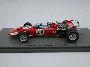 貨物輸送無料 パタン銀輪 スポーツカー スパークジョンサーティースサーティースイギリスspark 143 John Surtees Surtees Ts7 British Gp F1 1970 S5400 Resin Pghintheround Com