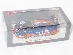 【送料無料】模型車　スポーツカー　マクラーレンガルフレーシングルマン＃143 mclaren f1 gtr lm bmw gulf racing le mans 24 hrs 1996 33