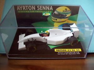 【送料無料】模型車　スポーツカー　アイルトンセナマクラーレンランボルギーニエストリルテストスリーブ143 ayrton senna no 23 mclaren lamborghini mp48b estoril test 1993 sleeve｜hokushin