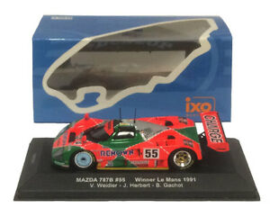 【送料無料】模型車　スポーツカー　ネットワークマツダルマンハーバートスケールixo lm1991 mazda 787b le mans winner 1991 weidlerherbertgachot 143 scale